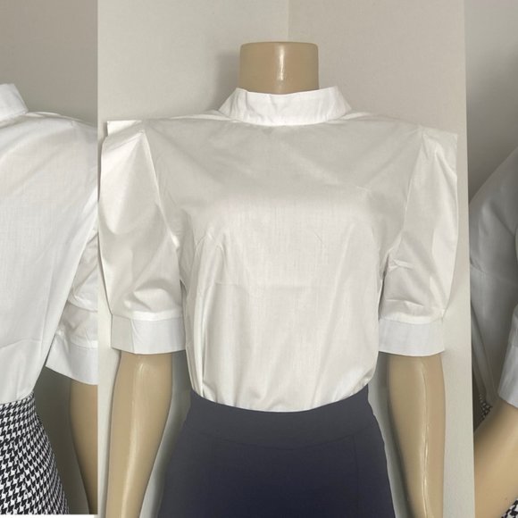 WHITE BLOUSE - Picture 1 of 2